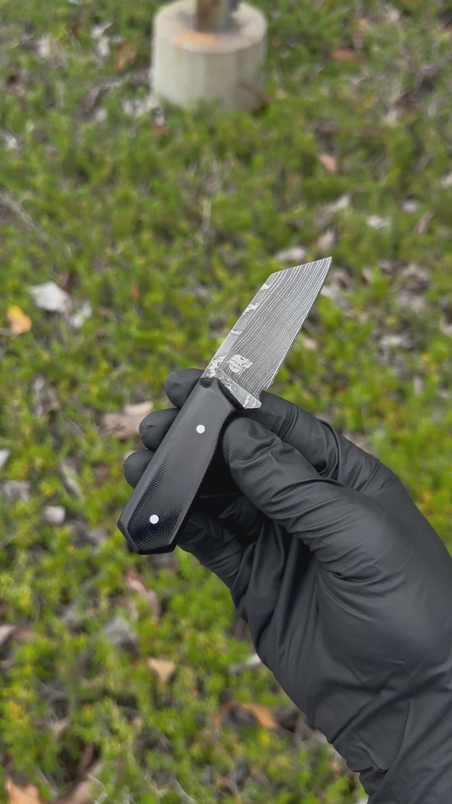 Iron Claw - Vegas Forge Damascus / Black G-10 Handle