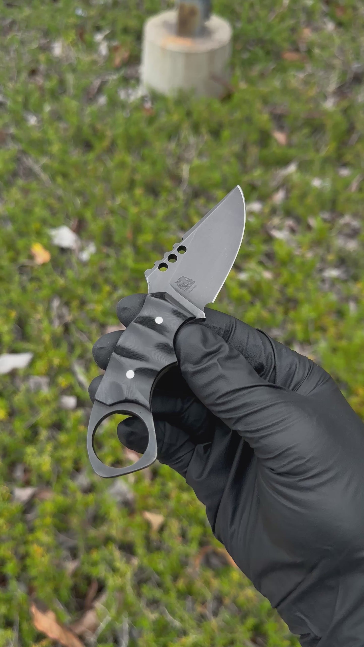 IRON WOLF - Black Ops / Black G-10 Handle