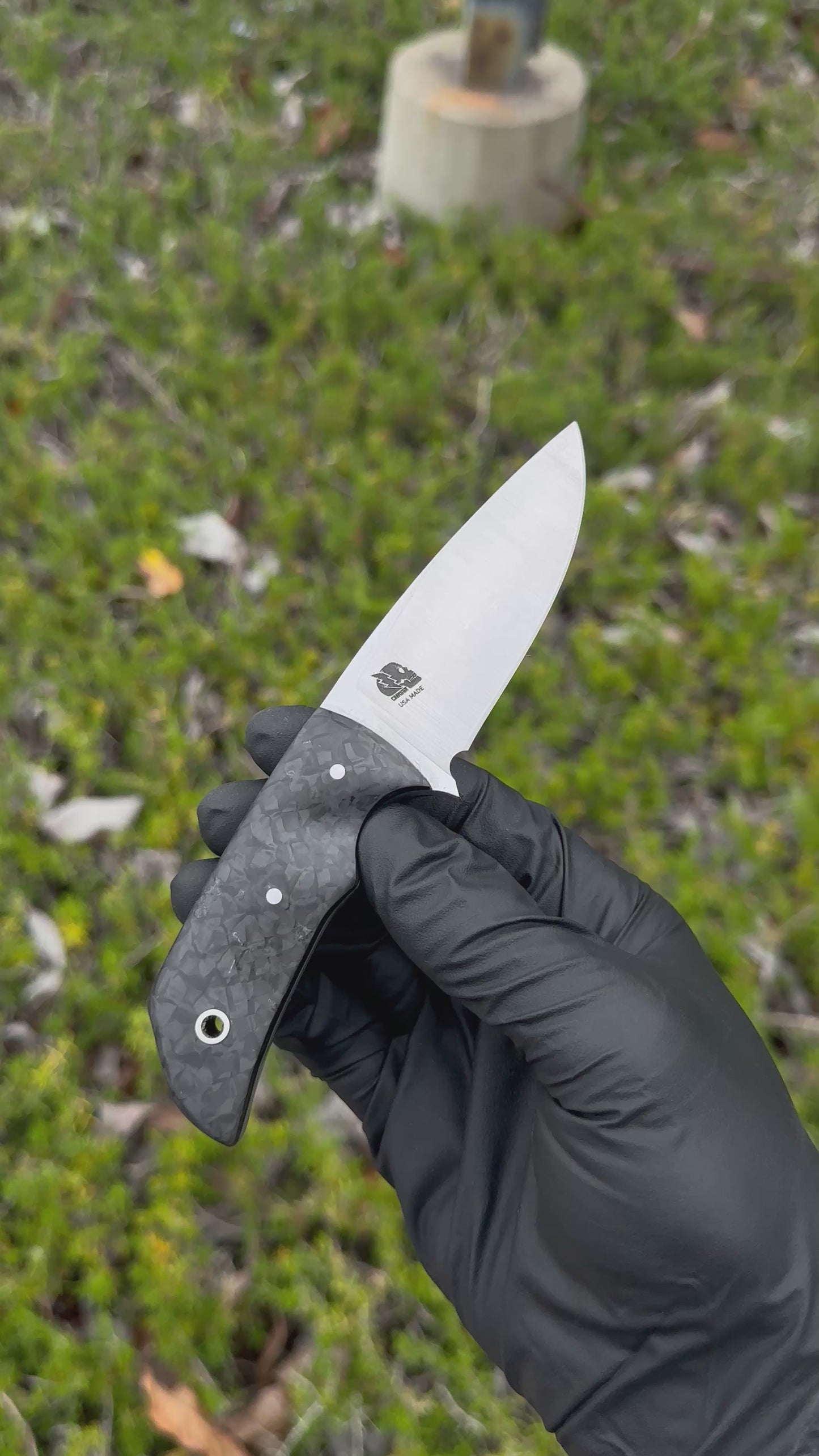 Daytona 1 of 1 Custom - Satin Finish / Carbon Fiber Handle